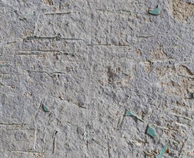 Gri beton doku arka plan. Çatlaklar. Çizikler. Hasar. Taş duvar arka plan kırık.