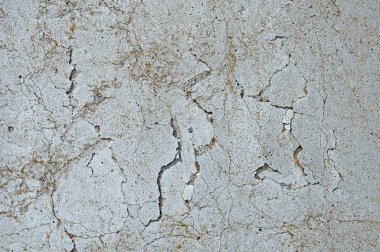 Gri beton textures arka plan. Çatlaklar. Çizikler. Hasar. Taş duvar arka plan kırık