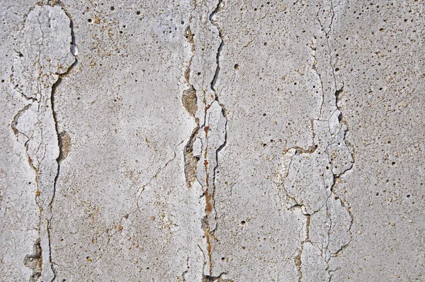 Fundo Texturas Concreto Cinza Rachaduras Arranhões Danos Rachado Parede Pedra — Fotografia de Stock