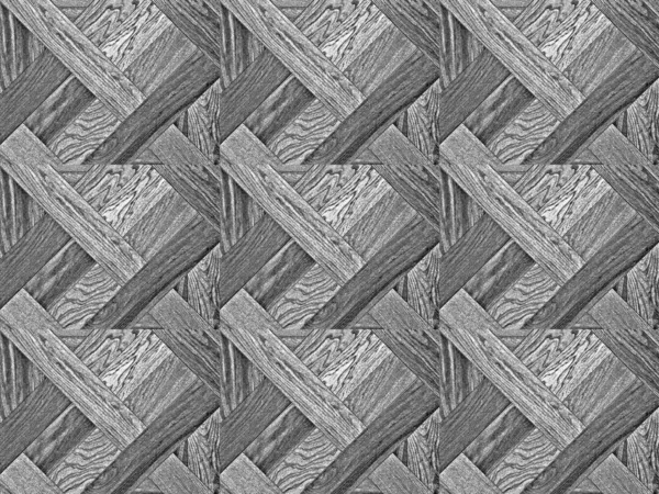 Schwarz Und Weiß Strukturierte Holzplanken Hintergrund Collage Designer Parkett Eiche — Stockfoto