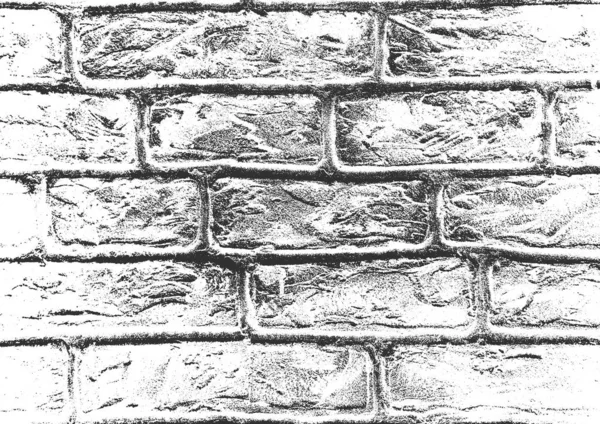 Distress old brick wall textures. EPS8 vector. — Stock Vector