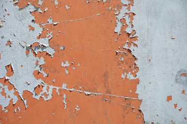 Paslı demirin arka plan dokusu. Korozyon metali. Eski çatlaklar ve çizikler.