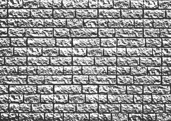 Distress old brick wall textures. EPS8 vector. — Stock Vector