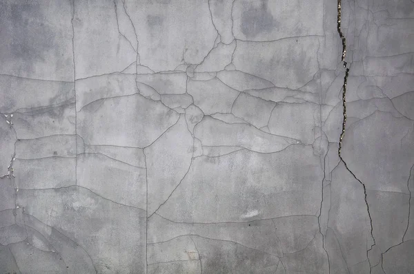 Tekstury Tła Pęknięć Starej Brudnej Ścianie Betonu — Zdjęcie stockowe