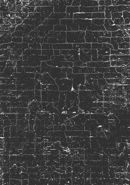 Grunge Distress Vector Illustration mit Betonstruktur. schwarz-weißer Hintergrund. Naturmaterialien, Steine, Asphalt, Marmor, Gips. — Stockvektor