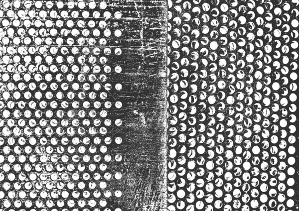 Nood oude geroeste geschilde metalen vector texturen. Eps8 illustrat — Stockvector