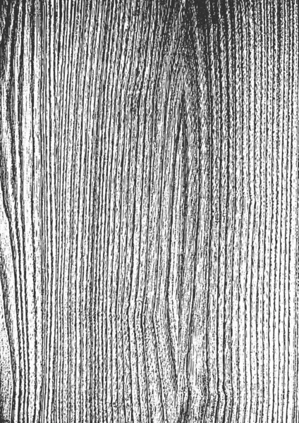 Perturbación textura de madera seca vieja. Fondo grunge blanco y negro — Vector de stock