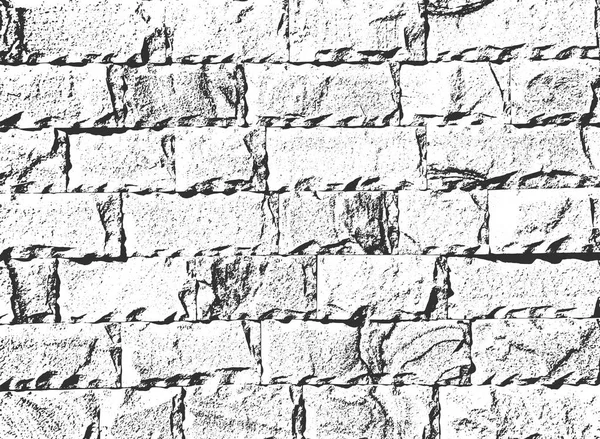 조 난 오래 된 벽돌 벽 텍스처입니다. Eps8 벡터. — 스톡 벡터