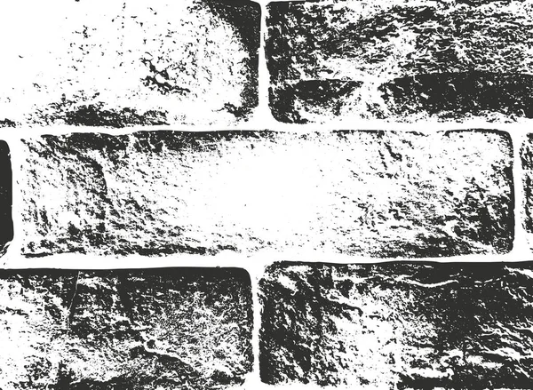 Nood oude bakstenen muur texturen. Eps8-vector. — Stockvector