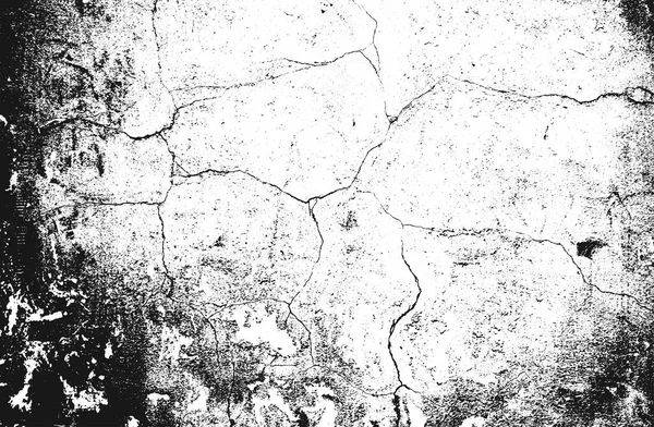 Texture Recouvrement Détériorée Béton Fissuré Pierre Asphalte Arrière Plan Grunge — Image vectorielle