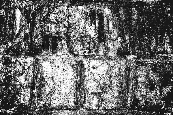 Distressed Overlay Textur Der Alten Ziegelwand Grunge Hintergrund Abstrakte Vektorillustration — Stockvektor