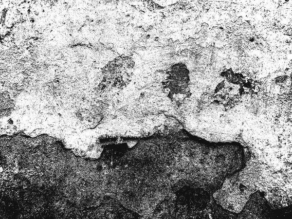 Gestörte Oberflächenstruktur Aus Rissigem Beton Stein Oder Asphalt Grunge Hintergrund — Stockvektor