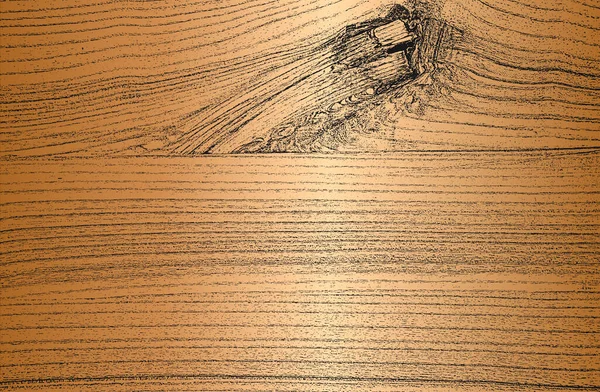 Distressed Superposition Dorée Texture Planche Bois Fond Grunge Illustration Vectorielle — Image vectorielle
