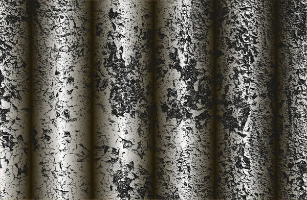 Абстрактный Векторный Серебряный Гранж Фон Вертикальными Полосами Градиентом Фракталом Иллюстрация — стоковый вектор