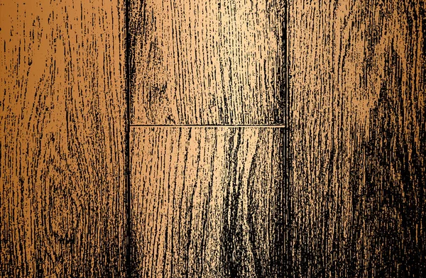 Στρεσαρισμένη Επικάλυψη Χρυσή Ξύλινη Σανίδα Υφή Grunge Φόντο Αφηρημένη Απεικόνιση — Διανυσματικό Αρχείο