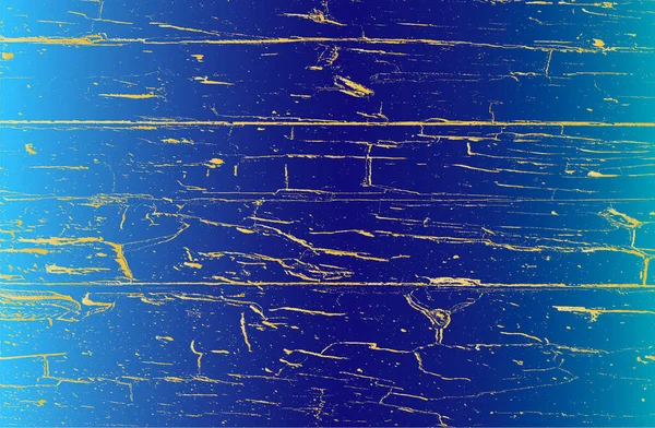 Distressed Overlay Blau Türkis Holzplanke Textur Grunge Hintergrund Abstrakte Halbtonvektorillustration — Stockvektor