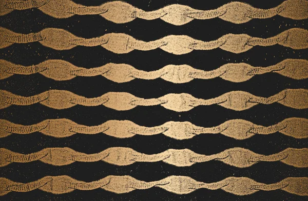 Сжатая Текстура Золотой Ткани Текстиль Восточными Цветочными Орнаментами Листьями Цветами — стоковый вектор