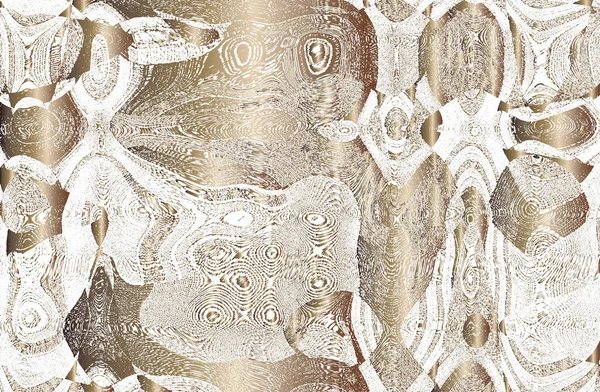 Zmatená Překrývající Textura Tkaniny Textilní Východní Květinovou Ozdobou Listy Květy — Stockový vektor