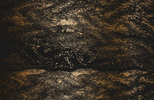 Distress Grunge Texture Vectorielle Corde Osier Doré Fond Noir Blanc — Image vectorielle