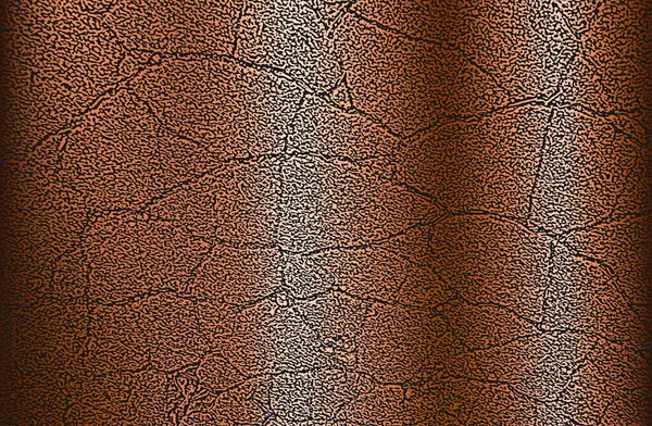 Textura Superpuesta Angustiada Hormigón Agrietado Cobre Dorado Piedra Asfalto Fondo — Vector de stock