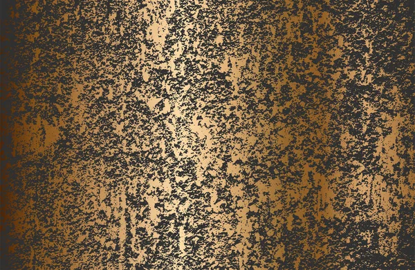 Sovrapposizione Texture Difficoltà Cemento Dorato Incrinato Pietra Asfalto Sfondo Grunge — Vettoriale Stock