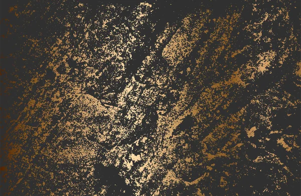 Distressed Overlay Texture Golden Cracked Concrete Stone Asphalt Grunge Background — Stock Vector