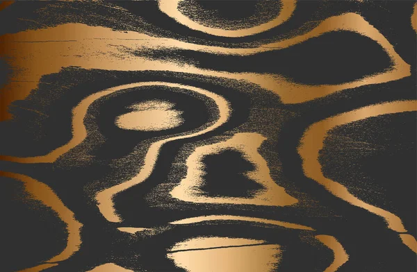 遇险覆盖金木板质感 发牢骚的背景 抽象的半色调矢量插图 — 图库矢量图片