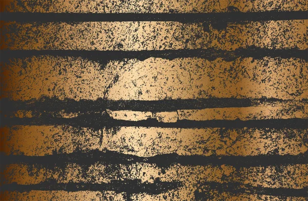 金黄色锈蚀的剥皮金属的压痕覆盖纹理 背景很糟糕 抽象的半色调矢量插图 — 图库矢量图片