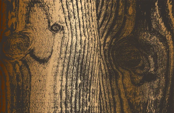 落ち込んだオーバーレイ黄金の木製の板の質感 グランジの背景 抽象的なハーフトーンベクトル図 — ストックベクタ