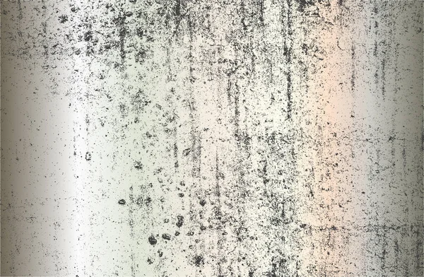 Lüks gümüş, çelik, krom, metalik gradyan, çatlamış beton dokusu var. Vektör illüstrasyonu