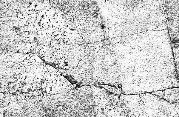 Αντιμετώπιση Παλαιάς Ραγισμένης Τσιμεντένιας Διανυσματικής Υφής Εικόνα Eps8 Ασπρόμαυρο Φόντο — Διανυσματικό Αρχείο
