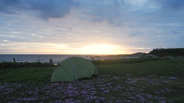Camping Salvaje Suecia — Foto de Stock