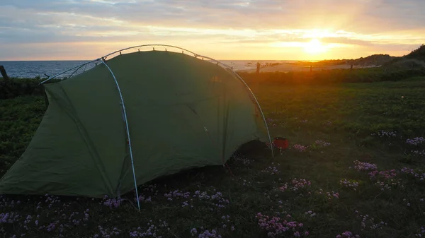 Camping Salvaje Suecia — Foto de Stock