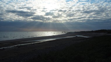 okyanus adlı İsveçli güzel gün batımı