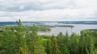 paeijaenne Gölü'nden struve geodetic arc de mount oravivuori yaz aylarında puolakka Finlandiya'da, genel bakış