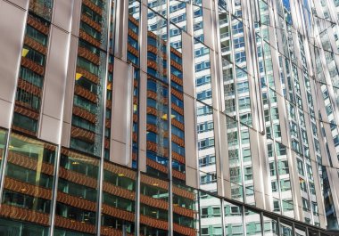 Amsterdam Zuid, Hollanda Zuidas üzerinde yüksek ofis binaları.