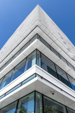 Amsterdam Zuid, Hollanda Zuidas üzerinde yüksek ofis binaları.