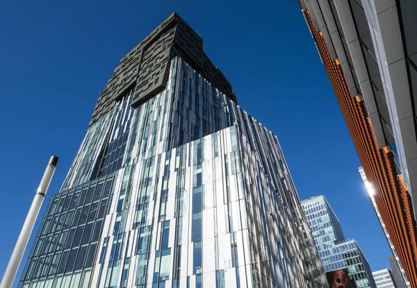 Amsterdam Netherlands June 2018 High Office Buildings Zuidas Amsterdam Zuid — Stock Photo, Image