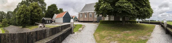Schokland Holandia Czerwca 2018 Panorama Dawnego Wyspa Schokland Wpisanego Listę — Zdjęcie stockowe