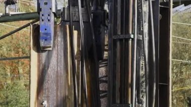 Şantiye Driebergen, il Utrecht, Hidrolik sac kazık ile tren istasyonunda.