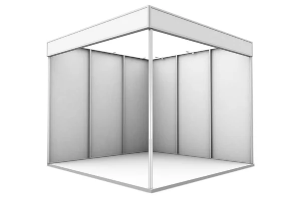 Rendering Exhibition Stand Isolated — Stock Photo, Image