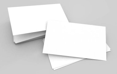 Kartvizit mockup 3d render