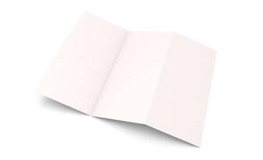 İzole panelli 3d render mockup