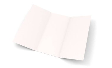 Panelli izole broşür 3d render