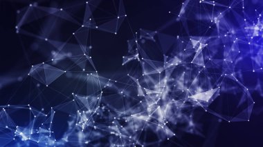 Soyut teknoloji bağlantıları arka plan