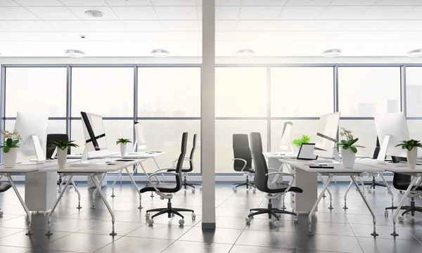 Modern Office Rendering — Stock Photo, Image