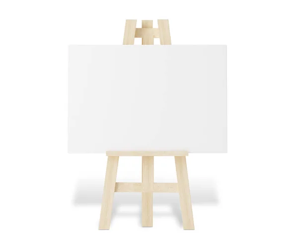 Easel Canvas Mockup Rendering Isolated — Stock Photo, Image