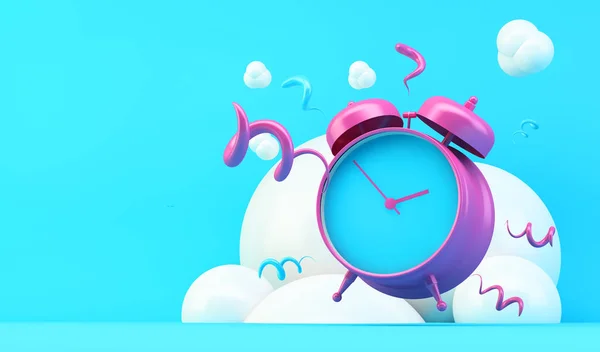 Alarme Relógio Renderização Ilustração — Fotografia de Stock