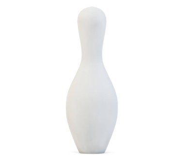 bowling pin 3D render izole