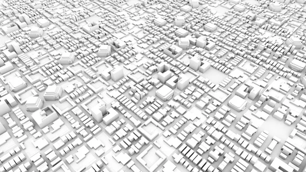 Mapa Ciudad Rendering — Foto de Stock